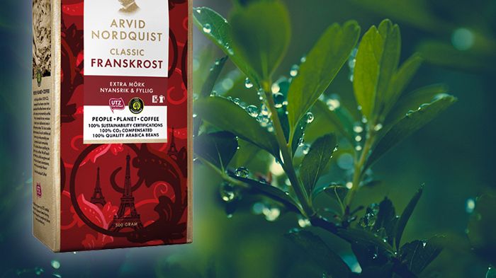 Arvid Nordquist kaffe bäst på Hållbarhet