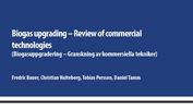 SVU-rapport C SGC2013-270: Biogasuppgradering – Granskning av kommersiella tekniker (Avlopp & miljö)