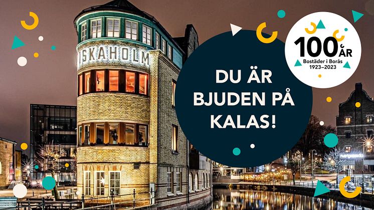 Jubileumskalas för hela Borås – bostadsbolaget firar 100 år