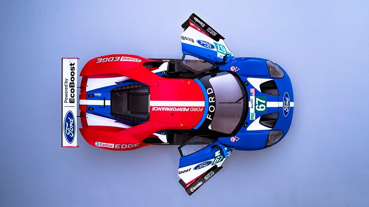 Ford GT from above