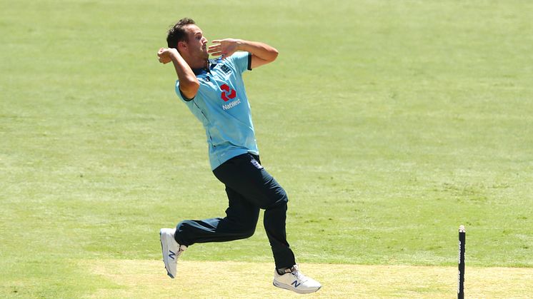 Lewis Gregory took two wickets and scored 55 for England Lions against NSW XI (Getty Sport)