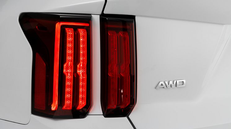 rear led lamps and AWD emblem