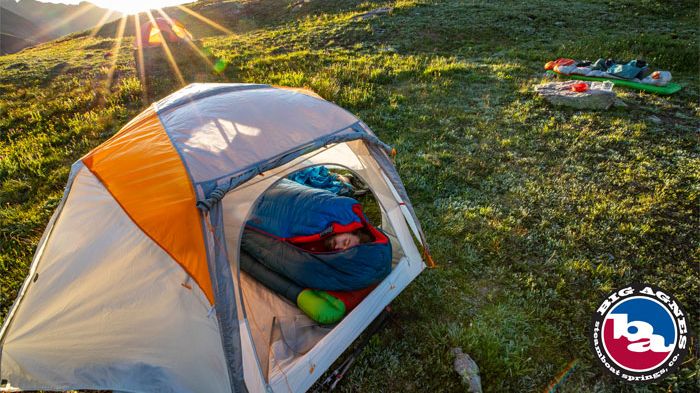 Billede ovenfor: Big Agnes udvikler og fremstiller telte, soveposer, luftmadrasser, campingudstyr m.m. i høj kvalitet.