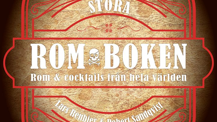 Omslag till boken "Stora romboken - Rom & Cocktails från hela världen"
