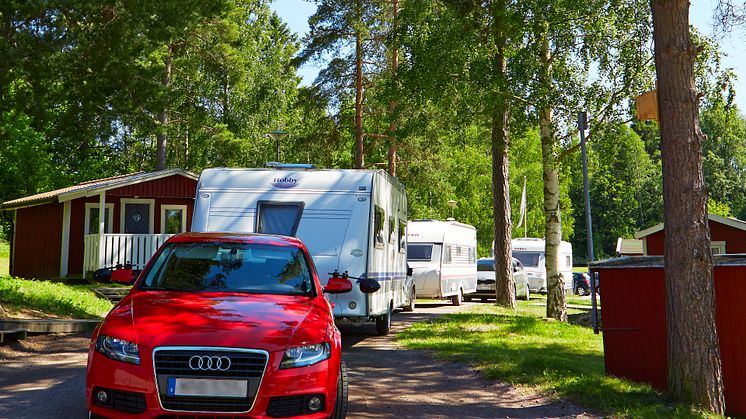 Nära 16 miljoner gästnätter på Sveriges campingplatser 2017
