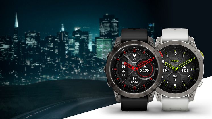Mit der epix präsentiert Garmin eine vielseitige GPS-Multisport-Smartwatch mit brillantem AMOLED Touchdisplay.