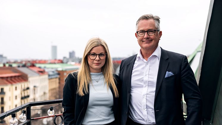 Clara Livh, CMO Omegapoint Group & Johan Malmliden, VD Omegapoint Group
