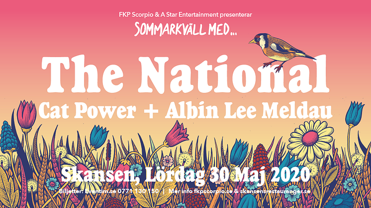 Cat Power ansluter till The Nationals sommarkväll på Skansen