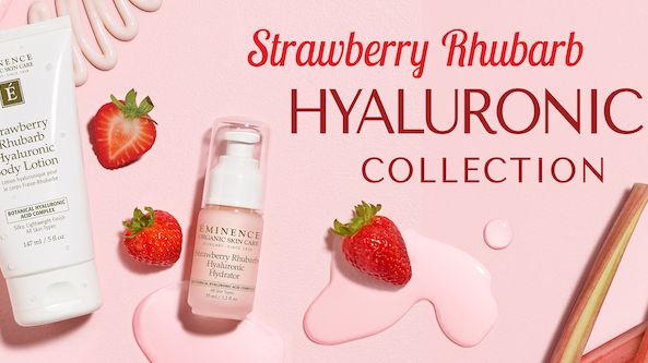 Éminence Organics Strawberry Rhubarb Hyaluronic Collection 