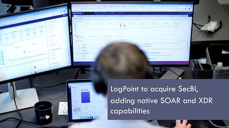 LogPoint, the global cybersecurity innovator, announced it will acquire Tel Aviv-based SecBI, a disruptive player in automated cyber threat detection and response
