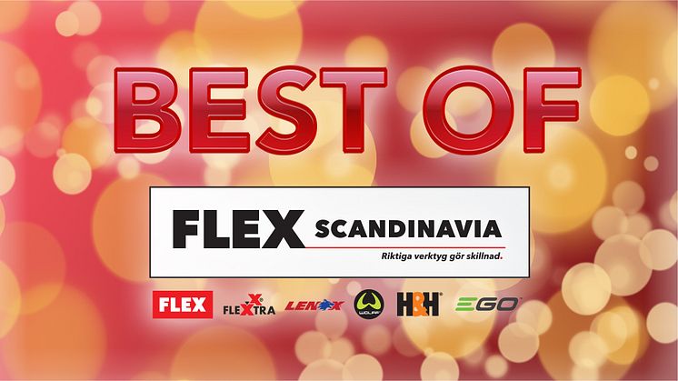 Best of FLEX Scandinavia- våra starkaste maskiner när det gäller uthyrning.