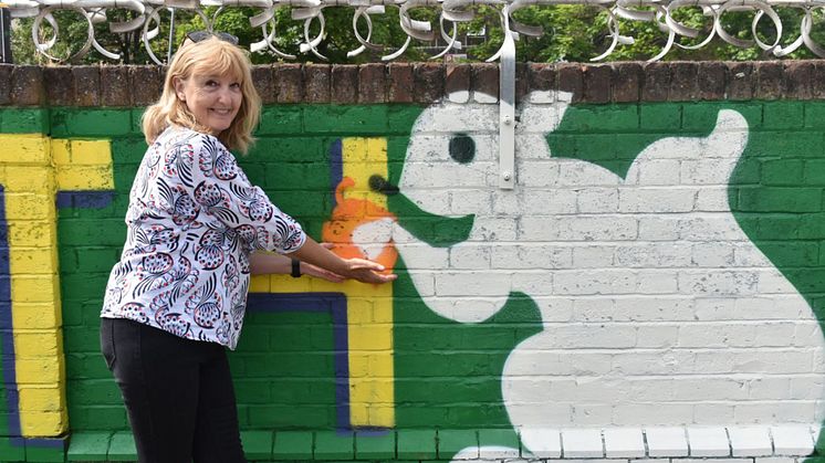 Southern unveils new community mural at Thornton Heath