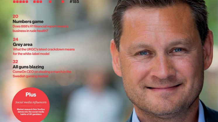 Gustaf Hagman, Group CEO of LeoVegas - cover feature, EGR #185, 2019-09-30.