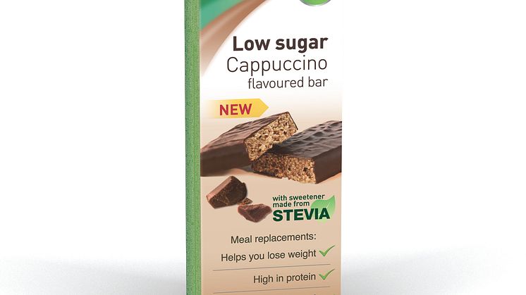 2 pack Low sugar bar with Cappuccino