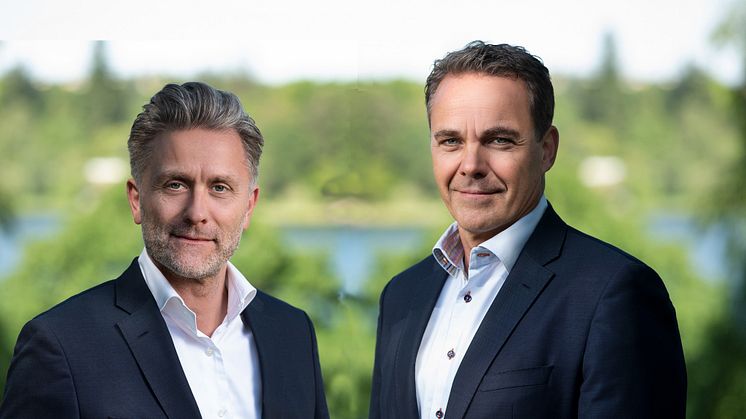 LogPoint founder Søren Laustrup and CEO Jesper Zerlang