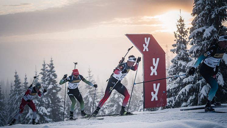 Endre Strømsheim (Bærum SK) skal gå IBU Cup i Bresno-Osrblie og Duszniki Zdroj. Foto: Sondre Eriksen Hensema/Norges Skiskytterforbund
