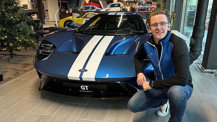 Dennis Olsen blir fabrikkfører for Ford Performance GT3-team