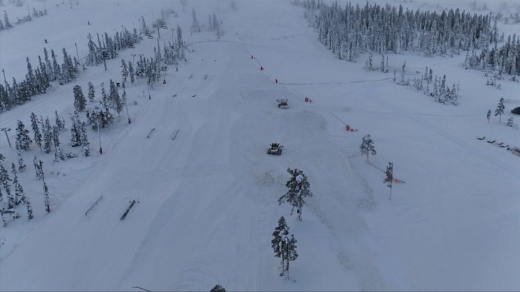 SkiStar Snow Park Lindvallen Sälen 27 november 2023 vy