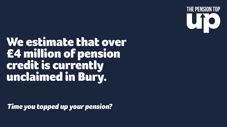Urgent - thousands of pensioners missing out on hundreds of pounds