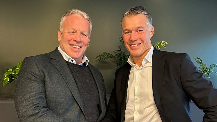 Svein Atle Hagaseth CEO Green Mountain (left), and Peter Neuberg, CEO Coromatic (right)