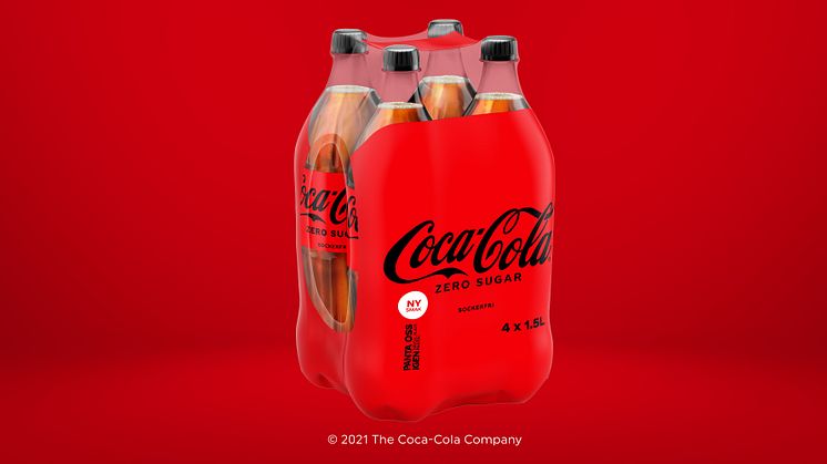 Coca-Cola i Sverige fortsätter arbetet mot netto noll – övergår till 100 procent återvunnen plastfilm