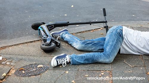 Hohe Unfallzahlen mit E-Scooter nach Alkoholgenuss