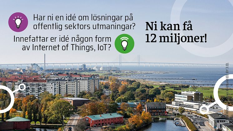 Kommuner kan få 12 miljoner till IoT-projekt