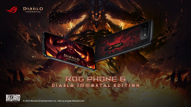ASUS Republic of Gamers and Blizzard Entertainment announce exclusive ROG Phone 6 Diablo Immortal Edition