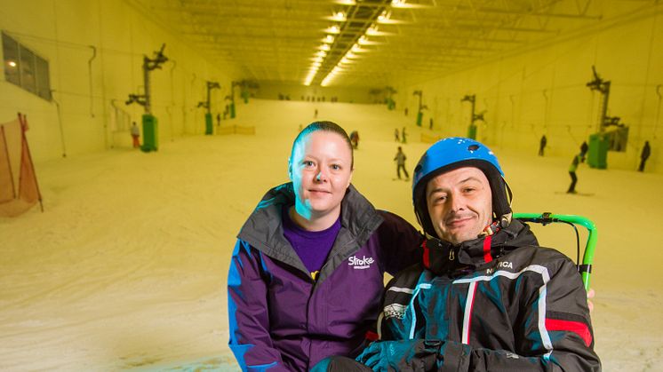 Wakefield stroke survivor hits the slopes thanks to Life after Stroke Grant