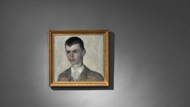 Hammershøi. Portrait of the artist’s brother, Svend Hammershøi