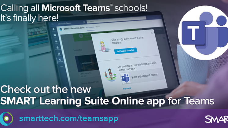 Ny integration mellan Microsoft Teams™ och SMART Learning Suite