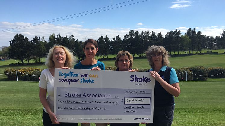 Crosland Heath Golf Club tees off for the Stroke Association