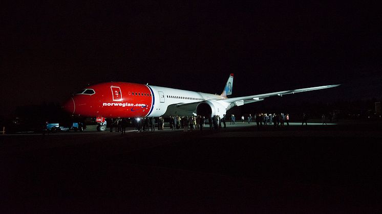 Norwegian sai ensimmäisen 787 Dreamliner -lentokoneensa