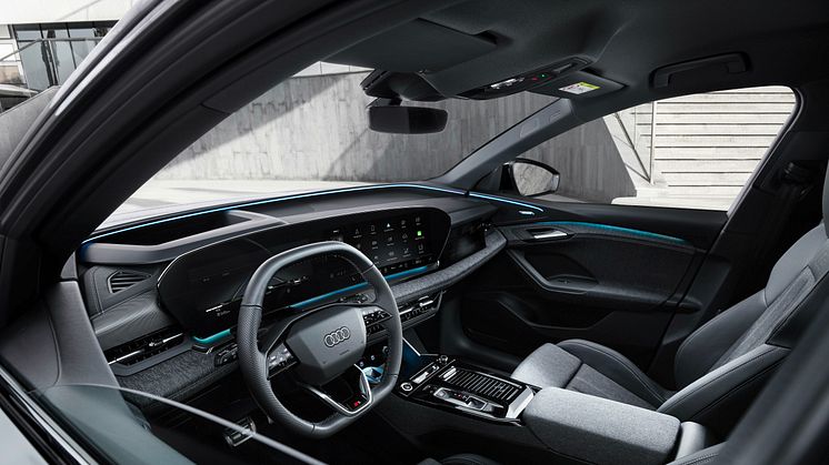Interiør i Audi Q6 e-tron viser ny designfilosofi