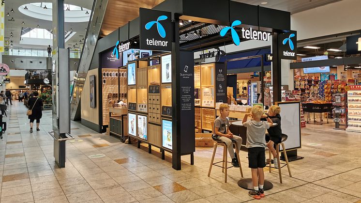 ​Telenor går i luften med ny `box´-butik