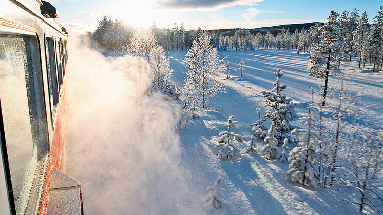 Daglig vintertrafik på Inlandsbanan Östersund - Mora ToR börjar 21 december.