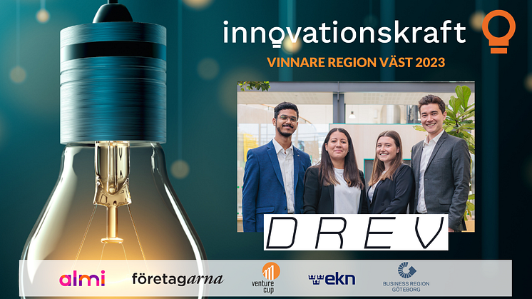 Vinnare av Innovationskraft 2023 Region Väst: DREV!