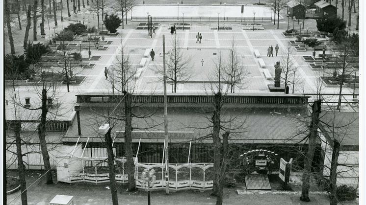 Kungsträdgården, 1980-tal, Stockholm. Arkivbildare: Gatukontoret. 1920-1992. Trafikkontorets arkiv. Stockholms stad.