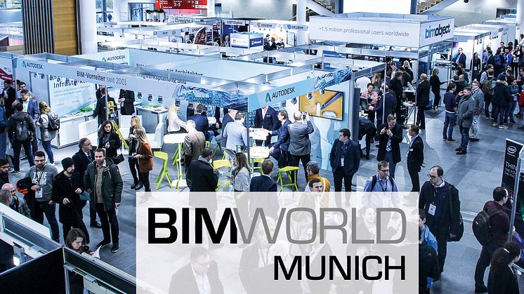 Es geht wieder los: Die BIM World MUNICH Kongress und Fachmesse für Digitalisierung in der Baubranche vom 23. bis 24. November 2021 als reine Präsenzveranstaltung