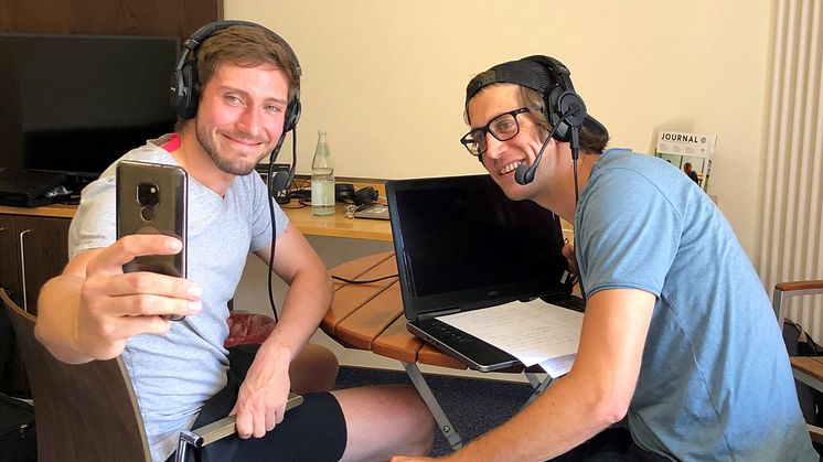 In der ersten Folge des „Team Deutschland Podcast“ spricht Host Jens Behler mit Fechter Max Hartung.