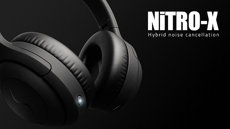 NiTRO-X over-ear hörlurar med klassledande komfort - SUPRA BreathTex©