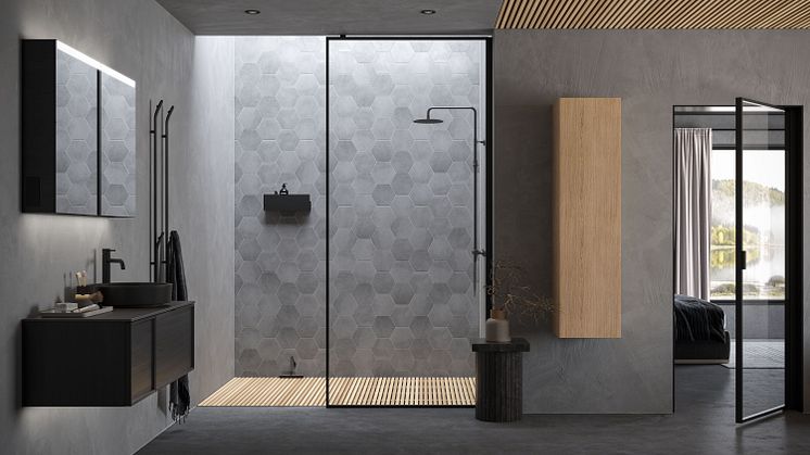 INR:n uusi suihkuseinämallisto EDGE: Suihkusarjan ikoninen design on luotu ilman kompromisseja