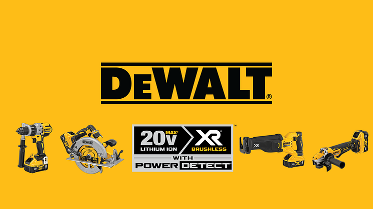 DEWALT® Announces POWER DETECT™ Technology