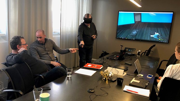 SSG testar virtual reality-teknik på en kurs inom elsäkerhet. Förhoppningen är att lansera under hösten.