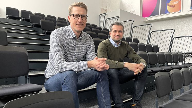 Andreas Lindberg and Lisandro Bernardo from UBI are pleased with the response to Open up for Innovation. "We hoped for 50 participants, now we have double! We hope this will lead to a win-win for science, industry, and ultimately society".