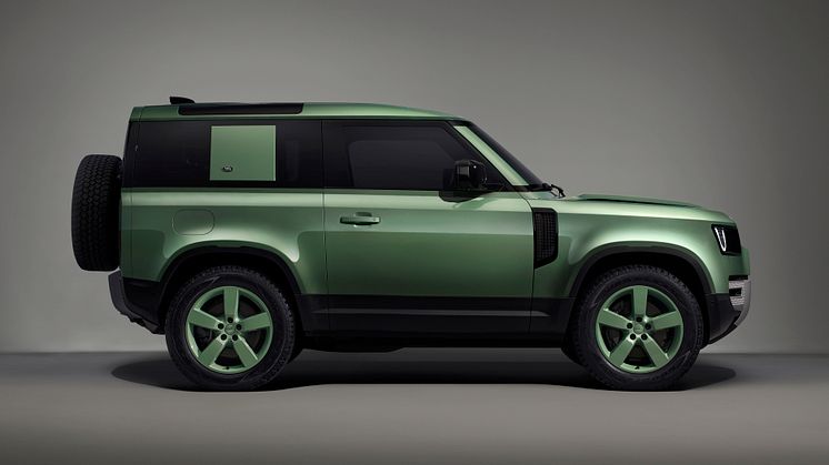 Den nya limiterade upplagan av Defender firar en milstolpe för Land Rover med exklusiv exteriörfärg och unika detaljer