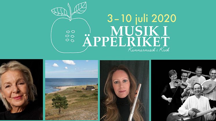 Festivalen Musik i Äppelriket ställs om. Det blir naturaktiviteter med musik och två konserter kommer spelas in och sändas via Musik i Syd Channel.