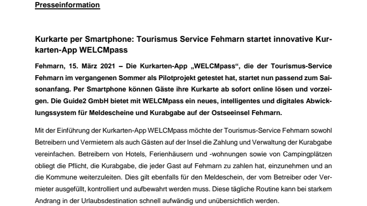 Presseinformation_Tourismus-Service Fehmarn_WELCMpass.pdf