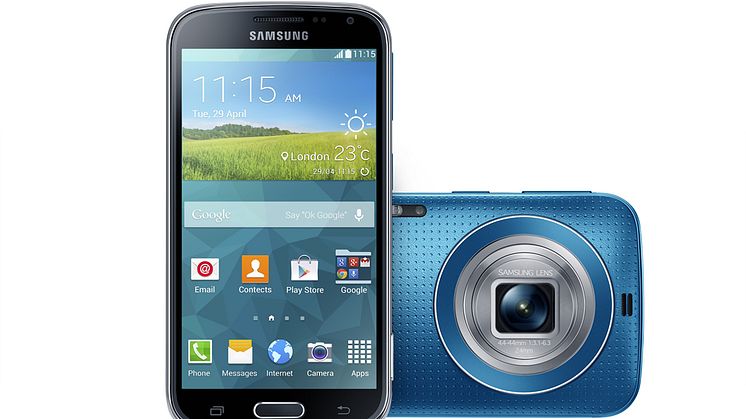 Samsung lancerer den nye Galaxy K zoom, en smartphone med et kamera udover det sædvanlige