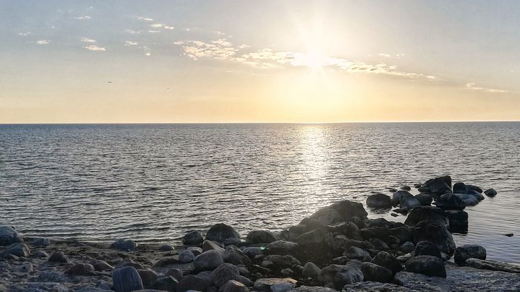 En solig sommardag vid Gotlands kust - är det mest sol här i sommar? 